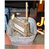 Image 1 : VINTAGE WRINGER WASHER ALSO HAND PLUNGER WASHER