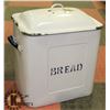 Image 1 : ANTIQUE PORCELAIN ENAMEL BREAD BIN