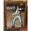 Image 1 : ELVIS THE KING LIVES ON MIRRORED WALL PICTURE.