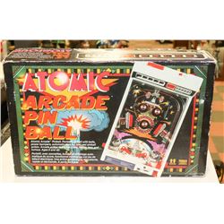 1970S ATOMIC PIN  BALL ARCADE GAME IN AN