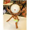Image 1 : VINTAGE KENIAN OSTRICH EGG ON CUSTOM STAND