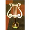 Image 1 : VINTAGE BRASS LYRE MUSIC DESK STAND