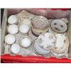Image 1 : TOTE OF VARIOUS CHINA CUPS AND SAUCERS