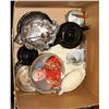 Image 1 : BOX OF ESTATE TEA POTS AND MORE
