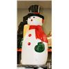 Image 1 : VINTAGE CHRISTMAS OUTDOORS LIGHT UP SNOWMAN