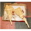 Image 1 : FLAT OF PAN FLUTES, VARIOUS SIZES, BUMBOOK MAPLE