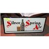 Image 1 : VINTAGE SILVER SPRING ALE ADVERTISING SIGN