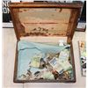 Image 1 : ESTATE BOX OF JEWELLERY ANTIQUES AND COINS.