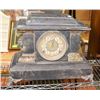 Image 1 : ANTIQUE MANTLE CLOCK NO KEYS UNKNOWN CONDITION