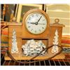 Image 1 : 1940’S UNITED CLOCK WITH MINI FIREPLACE