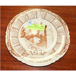 1937 JEWELLERY STORE ADVERTISING PLATE