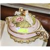 Image 1 : VINTAGE MADE IN ITALY DECORATIVE DISH WITH LID