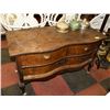 Image 1 : ANTIQUE WOOD ROLLING DRESSER
