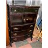 Image 1 : VINTAGE TALL BOY WITH 2 CUPBOARDS