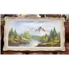 Image 1 : VINTAGE P. SUNDY TON OIL PAINTING