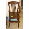 Image 1 : ANTIQUE CHILDRENS WOOD CHAIR