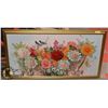 Image 1 : LARGE FRAMED ASIAN OIL PAINTING 48 X 27
