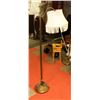 Image 1 : VINTAGE BRASS FLOOR LAMP WITH SHADE
