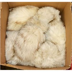 PAIR OF FUR NECK SHRUGS