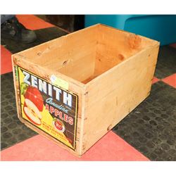 1950'S WOOD APPLE CRATE