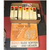Image 1 : BOX W/VINTAGE SUPERVIEW SLIDE SORTER &