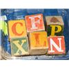 Image 1 : 6 ANTIQUE KIDS WOODEN PLAY BLOCKS