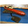 Image 1 : RETRO JET PLANE ON STAND