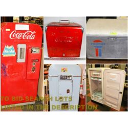 FEATURED LOT: VINTAGE FRIDGE & COOLERS