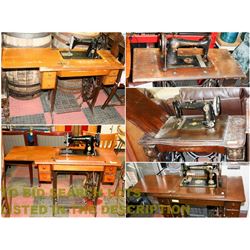 FEATURED LOT: VINTAGE & ANTIQUE SEWING MACHINES