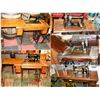Image 1 : FEATURED LOT: VINTAGE & ANTIQUE SEWING MACHINES