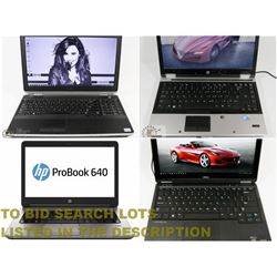 FEATURED LOT: LAPTOPS & COMPUTERS