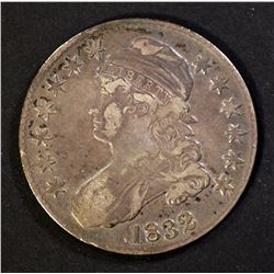 1832 BUST HALF DOLLAR, VF/XF