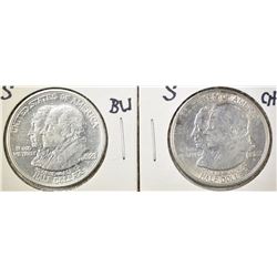 2-1923-S MONROE COMMEM HALF DOLLARS BU & CH AU