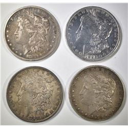 4 MORGAN DOLLARS SOME BETTER DATES