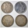 Image 1 : 4 MORGAN DOLLARS SOME BETTER DATES