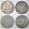 Image 2 : 4 MORGAN DOLLARS