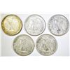 Image 2 : 5 - 1943 WALKING LIBERTY HALF DOLLARS