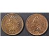 Image 1 : 1908 & 09 INDIAN CENTS BU