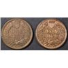 Image 2 : 1908 & 09 INDIAN CENTS BU