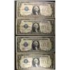 Image 1 : 4 - 1928 SILVER CERT "FUNNY BACK" NOTES