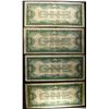 Image 2 : 4 - 1928 SILVER CERT "FUNNY BACK" NOTES