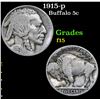 Image 1 : 1915-p . . Buffalo Nickel 5c Grades f+