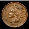 Image 2 : 1908 . . Indian Cent 1c Grades Select AU