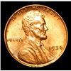 Image 2 : 1938-p . Die Clashed Rev Lincoln Cent 1c Grades Select+ Unc RD