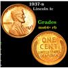 Image 1 : 1937-s . . Lincoln Cent 1c Grades Choice+ Unc RB