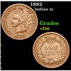 Image 1 : 1882 . . Indian Cent 1c Grades vf++