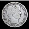 Image 2 : 1897-p . . Barber Quarter 25c Grades vg+
