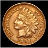 Image 2 : 1909 . . Indian Cent 1c Grades Unc Details