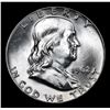 Image 2 : 1962-d . . Franklin Half Dollar 50c Grades Select+ Unc