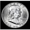 Image 2 : 1960-p . . Franklin Half Dollar 50c Grades Select Unc